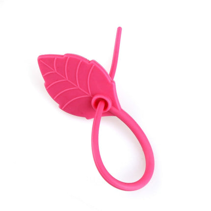 20 PCS Environmental Protection Silicone Plastic Bag Sealing Clip Food Bag Bundle Cable Tie, Random Color Delivery