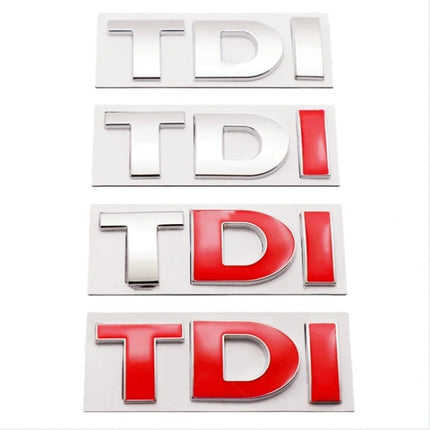 TDI 3D Badge Emblem Decal Car Sticker