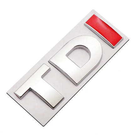 TDI 3D Badge Emblem Decal Car Sticker