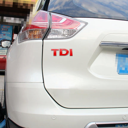 TDI 3D Badge Emblem Decal Car Sticker