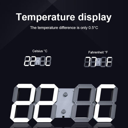 LED Digital Clock Living Room Wall Clock Creative WIFI Clock US Plug, 4 Bit WIFI Hollow White, 4 Bit WIFI Hollow Red, 4 Bit WIFI Sealed Box White