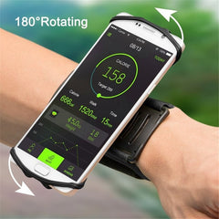 Rotating Arm With Mobile Phone Rack Sports Equipment Arm Bag Creative Outdoor Running Fitness Mobile Phone Bracket