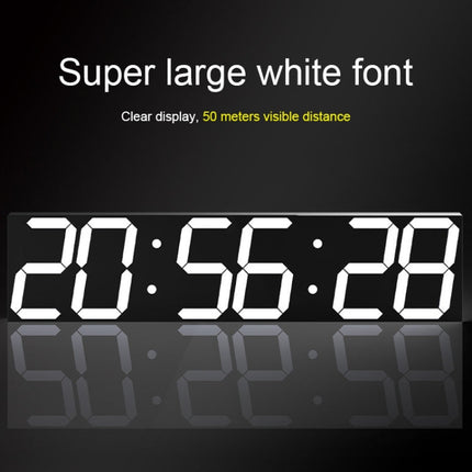 Multifunctional LED Wall Clock Creative Digital Clock, Hollow Remote Control, Sealed Box Remote Control