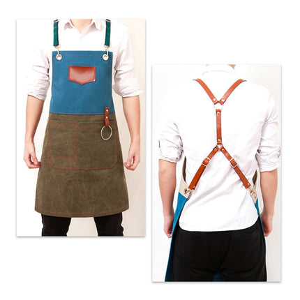Men Women Overalls Denim Apron