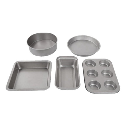 5 in 1 Cake Mould Pizza Bakeware Home Pastry Biscuit Bread Baking Tool Set, 5 in 1