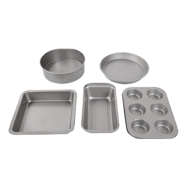 5 in 1 Cake Mould Pizza Bakeware Home Pastry Biscuit Bread Baking Tool Set, 5 in 1