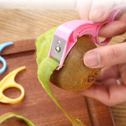 Kitchen Fruit Peeler Stainless Steel Peeling Knife, Random Color Delivery