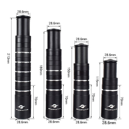 FMFXTR Mountain Bike Handlebar Aluminum Alloy Height Increaser, 8.5cm Black, 8.5cm Red, 8.5cm Blue, 11.4cm Black, 11.4cm Red, 11.4cm Blue, 14.4cm Black, 14.4cm Red, 14.4cm Blue, 17.5cm Black, 17.5cm