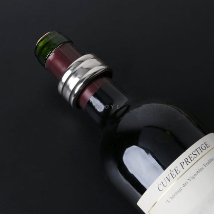 5 PCS Stainless Steel Red Wine Stop Ring, Wine Stop Ring