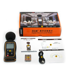 SNDWAY Handheld High Precision Noise Decibel Meter, SW523, SW524(Storage+USB Communication)