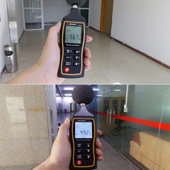 SNDWAY Handheld High Precision Noise Decibel Meter, SW523, SW524(Storage+USB Communication)