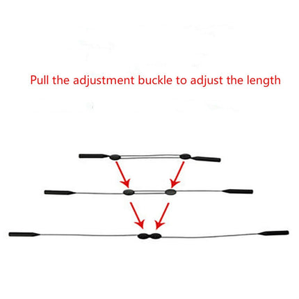 Adjustable Glasses Lanyard Sports Glasses Non-slip Ear Hook Cover, Size:25cm for Children, 25cm for Children, 30cm for Adult, 35cm for Adult