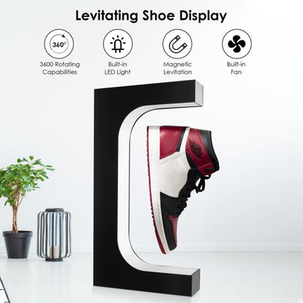 LM-001 LED Lighting Magnetic Levitation Shoes Display Stand, 20mm Black+White Light, 20mm White+White Light, 20mm Black+Color Light+RC, 20mm White+Color Lamp+RC, 28mm Black+White Light, 28mm White+White Light