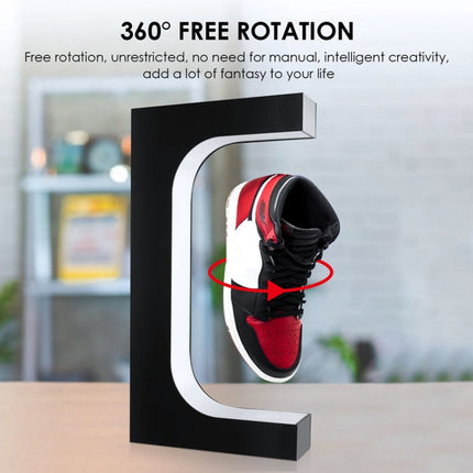 LM-001 LED Lighting Magnetic Levitation Shoes Display Stand, 20mm Black+White Light, 20mm White+White Light, 20mm Black+Color Light+RC, 20mm White+Color Lamp+RC, 28mm Black+White Light, 28mm White+White Light
