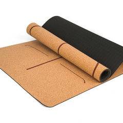 183X68cm Natural Cork TPE Yoga Mat Fitness Mats Pilates Non-slip Yoga Mats