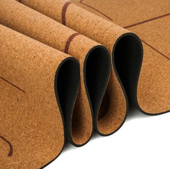183X68cm Natural Cork TPE Yoga Mat Fitness Mats Pilates Non-slip Yoga Mats