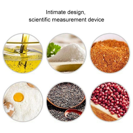 Kitchen Tool Plastic Measuring Spoon Adjustable Baking Tool Measuring Spoon, 1 Large 1 Small Set, 4 PCS Small, 3 PCS Large