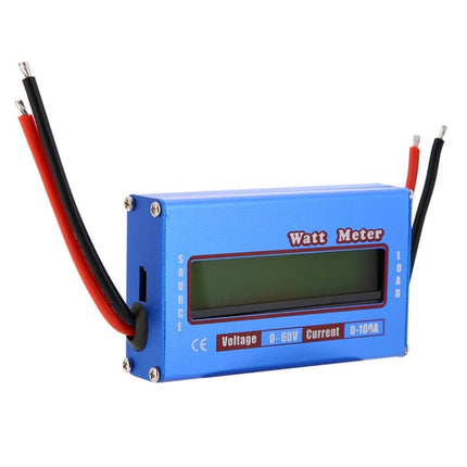 Airplane Model 0-100A 0-60V Continuous Current 50A High Precision Wattmeter