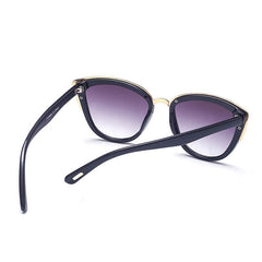 Fashion Cat Eye  Vintage Gradient Glasses UV400 Sunglasses for Ladies