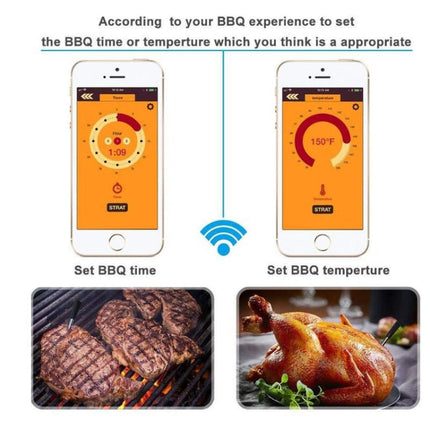 BBQ Kitchen Wireless Bluetooth Smart Food Oven Thermometer