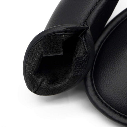 12 in 1 PU Leather Golf Club Cap Set, Black Litchi Texture