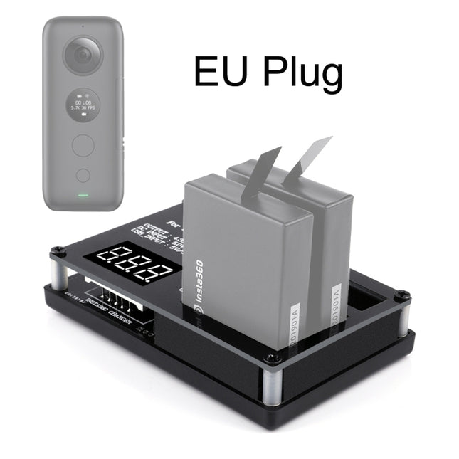 Micro USB 3 PCS Battery Charger for Insta360 ONE X Panoramic Camera, Eu Plug, Us Plug