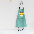 Adult Apron L / Green Giraffe