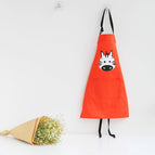 Adult Apron L / Orange Zebra