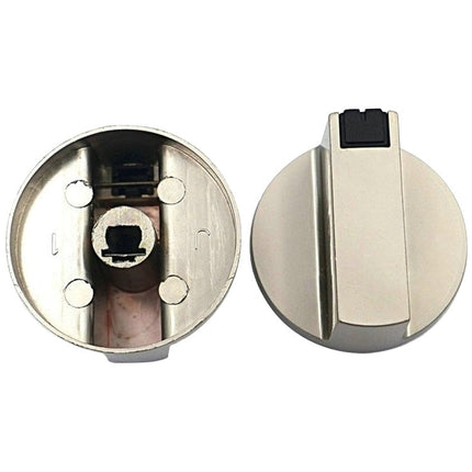 2 PCS Universal Metal Rotary Switch Control Knobs Replacement Accessories for Home Kitchen Gas Stove