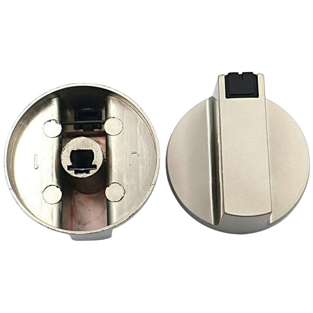 2 PCS Universal Metal Rotary Switch Control Knobs Replacement Accessories for Home Kitchen Gas Stove