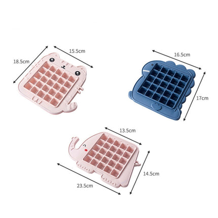 Creative Cute Cartoon Animal Shape Ice Grid Summer Homemade Children DIY Juice Popsicle Mold, Elephant, Dinosaur, Kitten