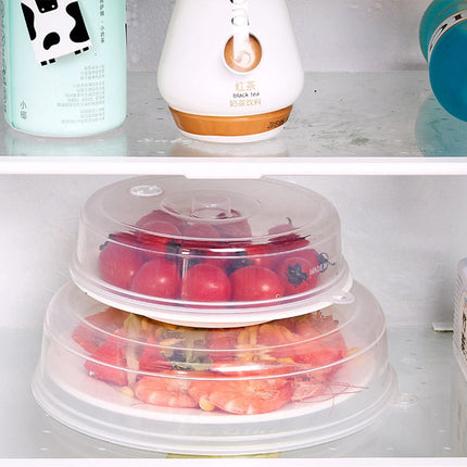 Kitchen Transparent Refrigerator Fresh-keeping Sealed Lid Microwave Oven Heating Lid Stackable Fresh Bowl Lid, Small, Large