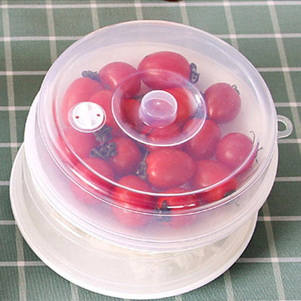 Kitchen Transparent Refrigerator Fresh-keeping Sealed Lid Microwave Oven Heating Lid Stackable Fresh Bowl Lid, Small, Large