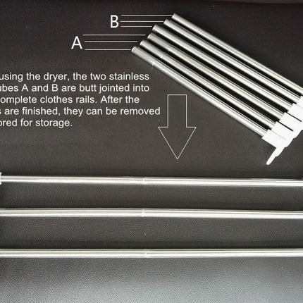 Foldable Free Installation Portable Household Mini Clothes Dryer, Mini Clothes Dryer