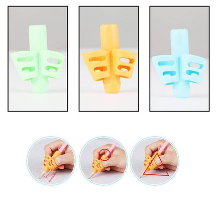 Non-toxic Children Pencil Writing Aid Grip Posture Correction Tools, Random Color Delivery, 1 PC
