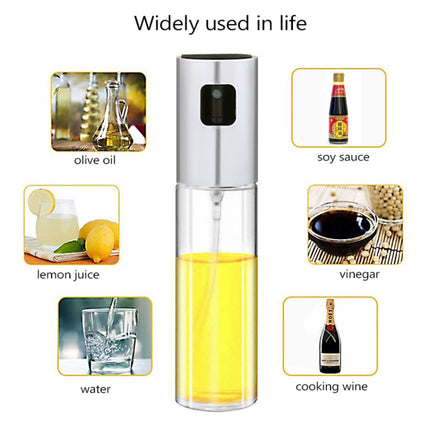 Kitchen Glass Olive Oil Spray Bottle Vinegar Oil Sprayer Seasoning Bottle