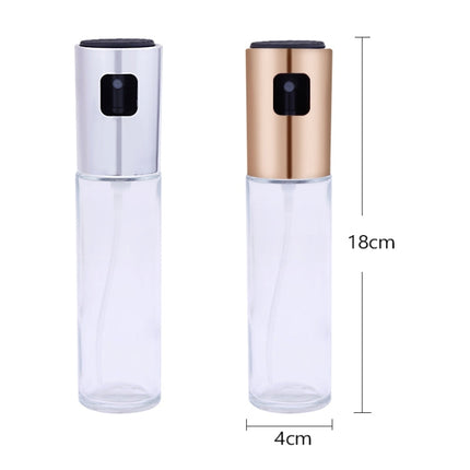 Kitchen Glass Olive Oil Spray Bottle Vinegar Oil Sprayer Seasoning Bottle