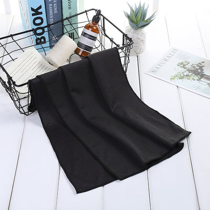 Absorbent Polyester Quick-drying Breathable Cold-skinned Fitness Sports Portable Towel, 30x100 Round Cask, 40x80 Rope Cup