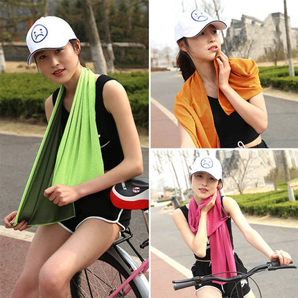 Absorbent Polyester Quick-drying Breathable Cold-skinned Fitness Sports Portable Towel