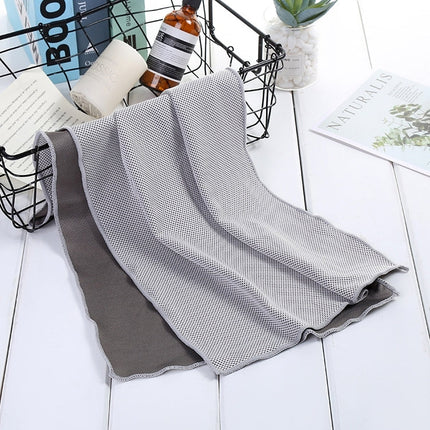 Absorbent Polyester Quick-drying Breathable Cold-skinned Fitness Sports Portable Towel, 30x100 Rope Cup, 30x100 Clasp Cup