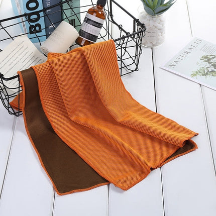 Absorbent Polyester Quick-drying Breathable Cold-skinned Fitness Sports Portable Towel, 30x100 Rope Cup, 30x100 Clasp Cup