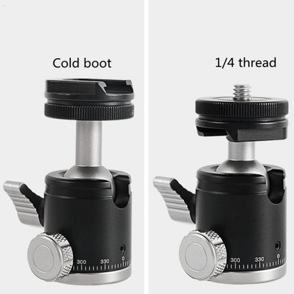 BEXIN K-19 Multifunctional Aluminum Alloy Cold Shoe Ball Head Tripod Mount, K-19