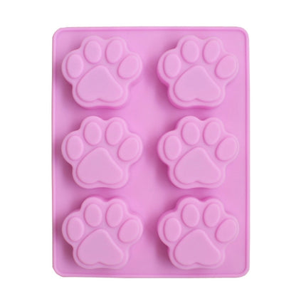 3 PCS Paw Soap Ice Cream Chocolate Cake Silicone Mold, Soap Shape