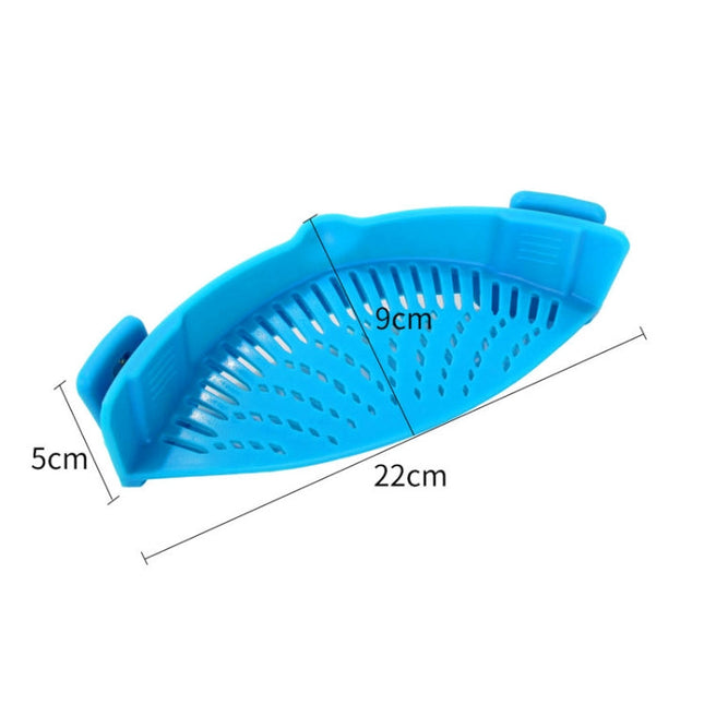 Silicone Pot Filter Kitchen Clip Pot Filter Drain Excess Liquid Drain Pasta Vegetable Cookware