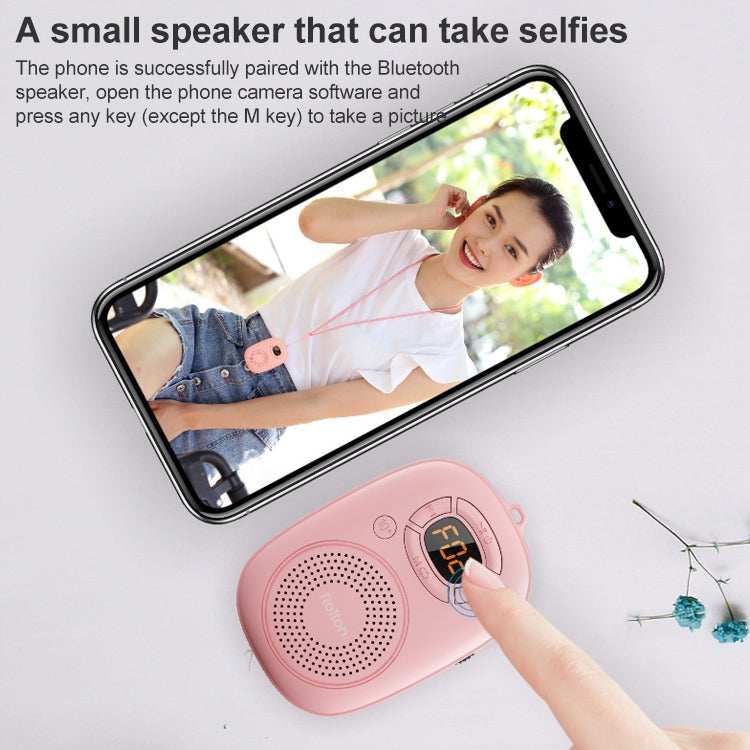 Rolton E200 Mobile Phone Wireless Bluetooth Speaker Mini Portable Outdoor Small Audio Subwoofer Speaker, Pink, Blue, Black