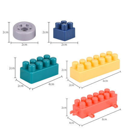 Children Creative Assembling Large Particles of Building Blocks DIY Educational Toys, Random Color Delivery