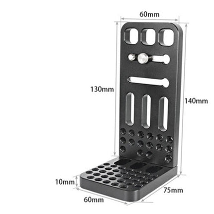 BENXIN L130A Universal Vertical Clapper Is Suitable For SLR Stabilizer Quick-install Plate Tripod Hydraulic Head Vertical Clapper, BEXIN L130A