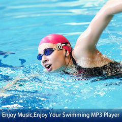 IPX8 Waterproof Swimming Diving Sports MP3 Music Player with Clip & Earphone, Support FM, 4GB, 8GB