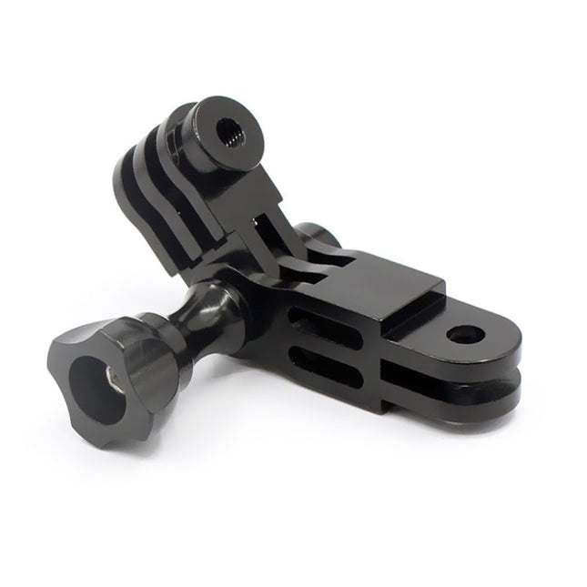 Action Camera Universal Aluminum Alloy Three-way Adjustment Arm 360 Degree Adapter, Red, Blue, Black