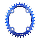 Elliptic plate 36T / Blue